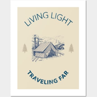 Living Light Traveling Far Posters and Art